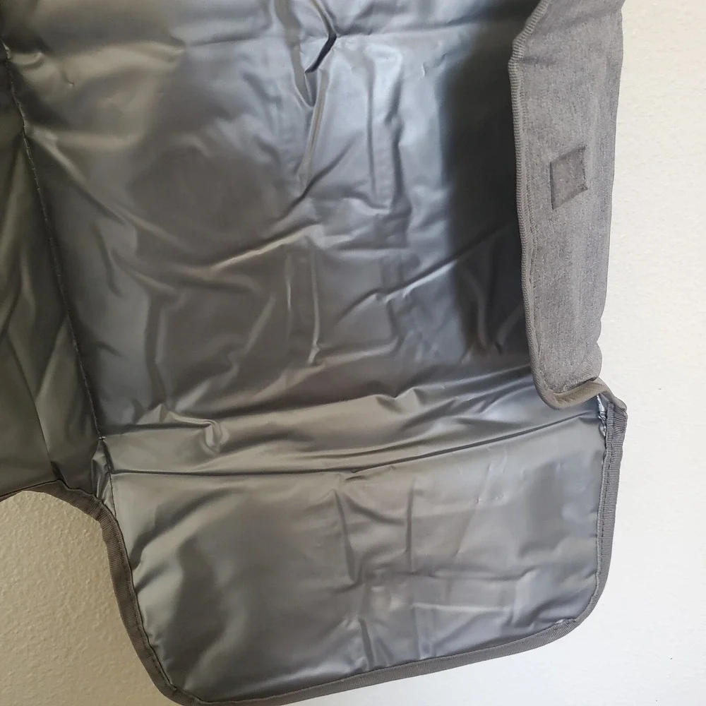 Portable Diaper Changing Pad with Built-in Head Cushion,Newborn Baby Gray